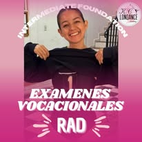 Exámenes vocacionales RAD alumna